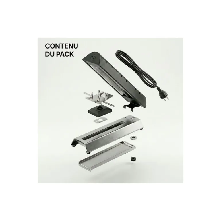 Appareil à raclette brezière Compact Pro 1/6 meule