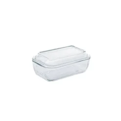 Beurrier en verre trempé