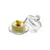 Beurrier verre ø9cm