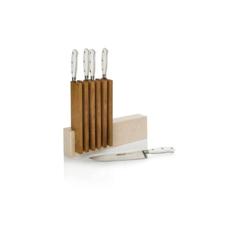 Bloc couteau Petra pierre et bois