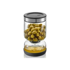 Bocal à cornichons avec séparateur verre 900 ml