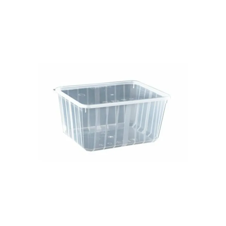 Boite Carty transparente avec couvercle pp 180 cl - par 25