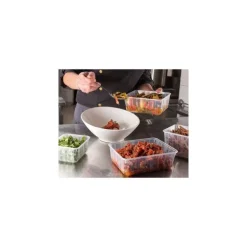 Boite Carty transparente avec couvercle 45 cl - Lot de 25