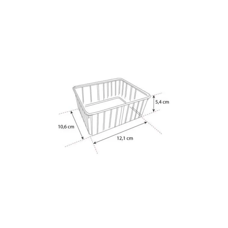 Boite Carty transparente avec couvercle 45 cl - Lot de 25