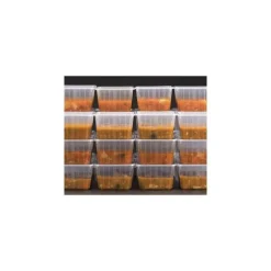 Boite Carty transparente avec couvercle pp 135 cl - par 25