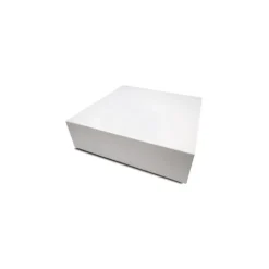Boite pâtissière blanche 28 x 28 x 8 cm - par 50