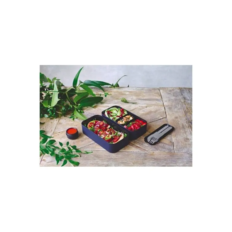 Boite repas rectangulaire noire