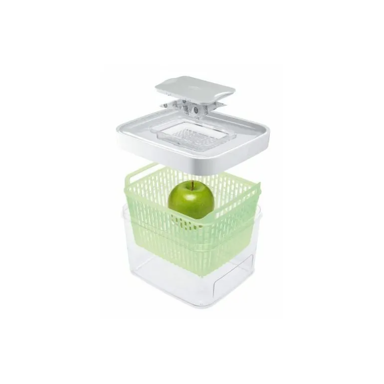 Boîte de conservation fruits et légumes + filtre Oxo 4l