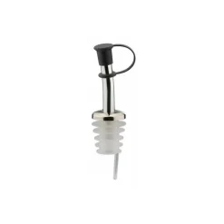 Bouchon verseur courbe inox et plastique