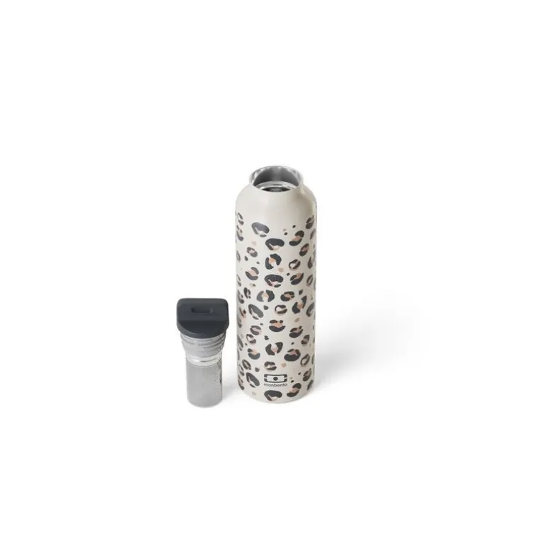 Bouteille isotherme avec infuseur amovible léopard 50 cl