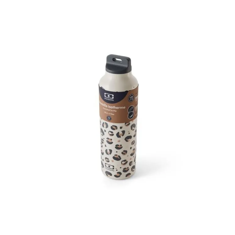 Bouteille isotherme avec infuseur amovible léopard 50 cl