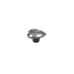 Bouton cœur argent cocotte Cookut