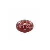 Bouton pour incroyable cocotte rouge passion géométrique