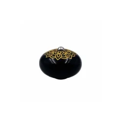 Bouton pour incroyable cocotte noire graphite orientale