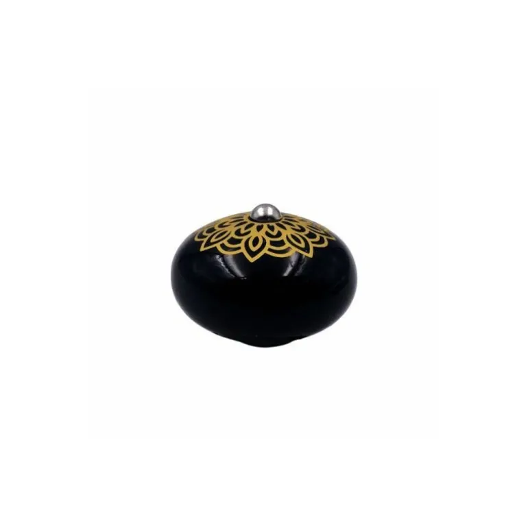 Bouton pour incroyable cocotte noire graphite orientale