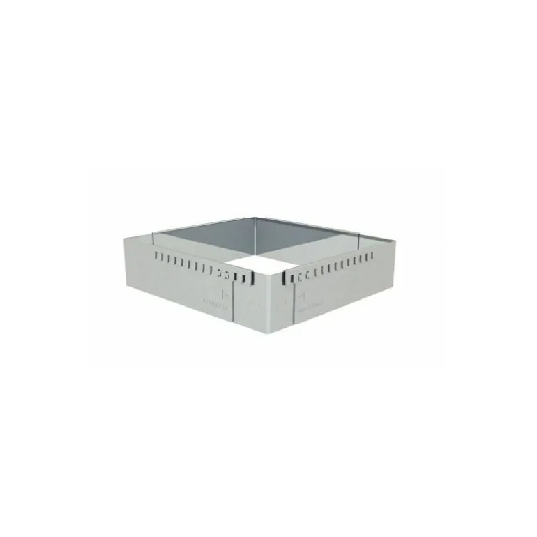 Cadre rectangulaire extensible inox de 43 à 84 cm