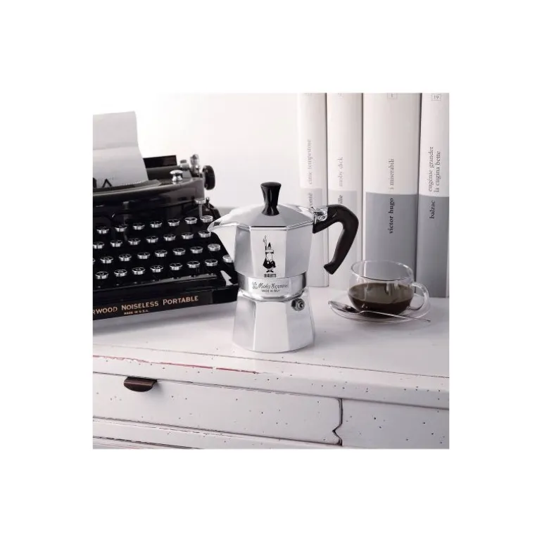 Cafetière moka express aluminium 6 tasses