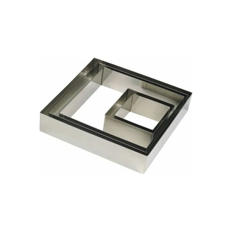 Cercle carré 6 x 6 x 3 cm