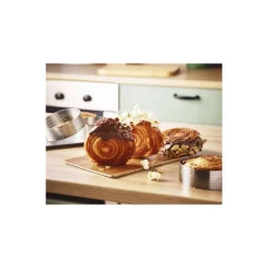 Cercle à tarte perforé bord droit inox Ø 7,5 cm