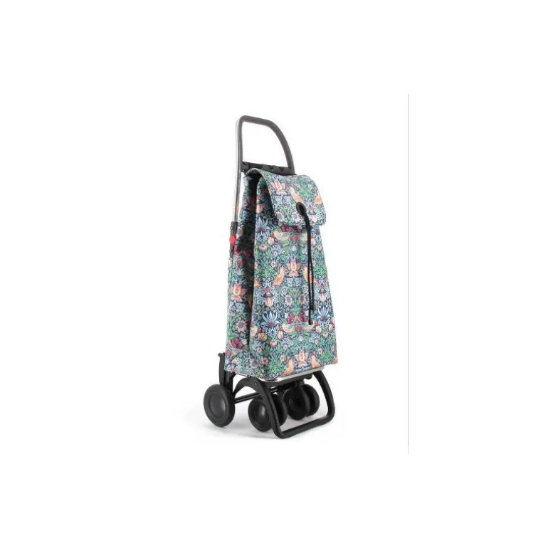 Chariot de courses pliable 4 roues - 2 directionnelles Birds