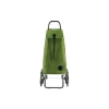 Chariot de courses 6 roues pliable kaki