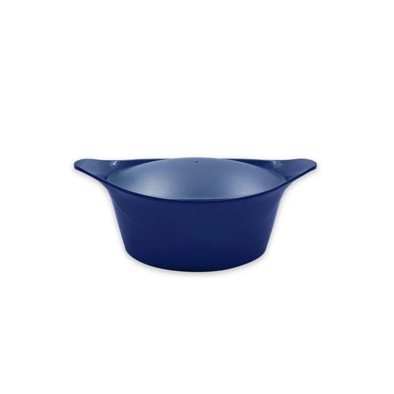Cocotte en fonte d'aluminium bleu myrtille Ø 33 cm