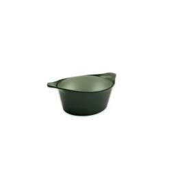 Cocotte en fonte d'aluminium vert fougère Ø 33 cm