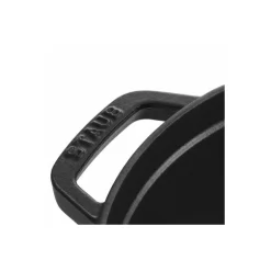 Cocotte en fonte ovale noire 37 cm