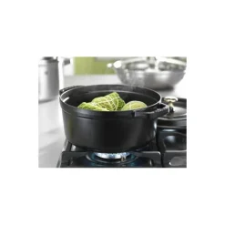 Cocotte en fonte ovale noire 33 cm
