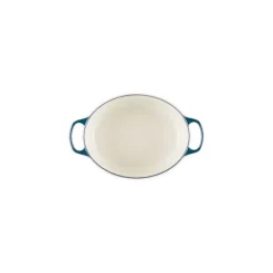 Cocotte en fonte ovale Signature bleu nuit 31 cm
