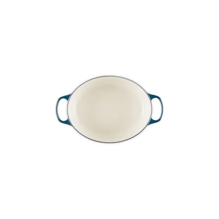 Cocotte en fonte ovale Signature bleu nuit 31 cm