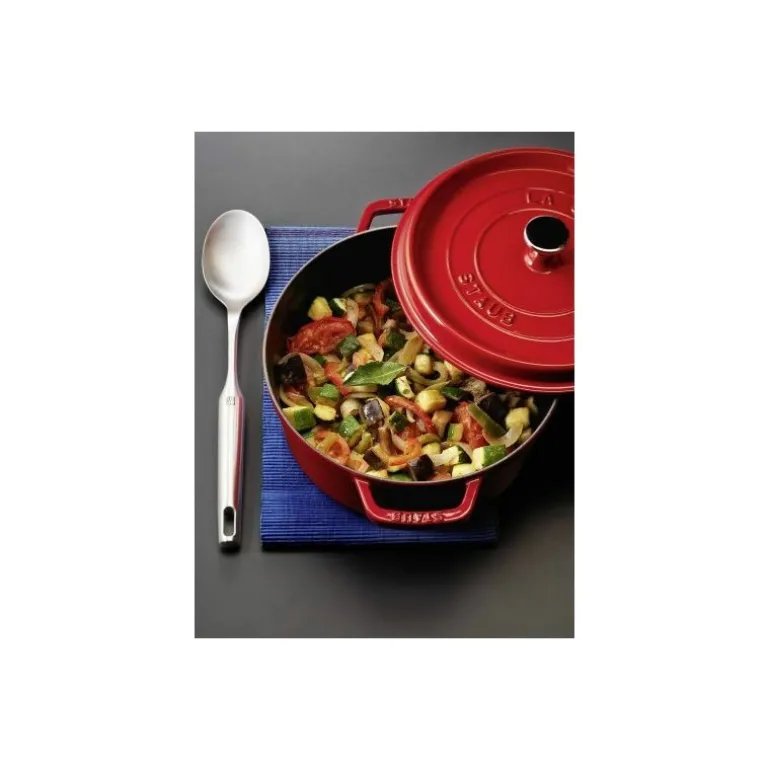 Cocotte en fonte ronde cerise ø 30 cm