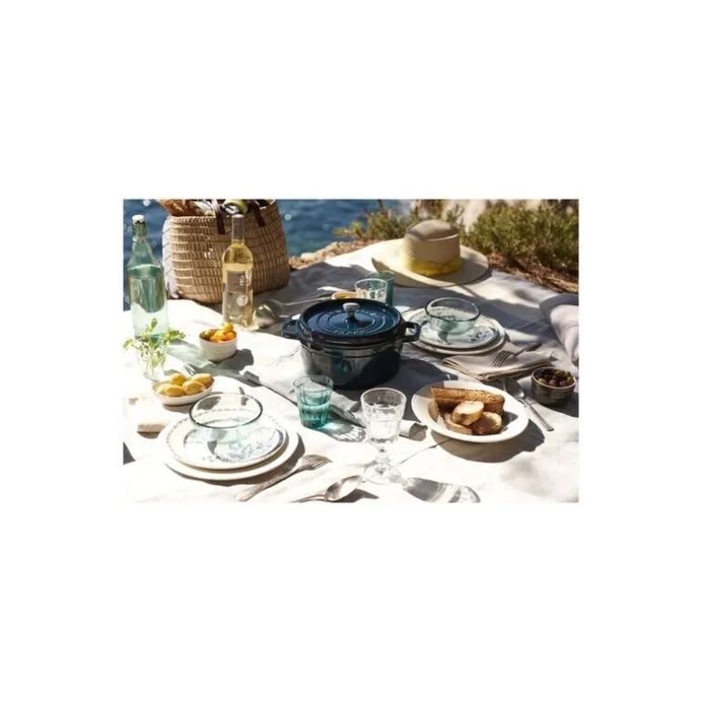Cocotte en fonte ronde La Mer Ø 24 cm