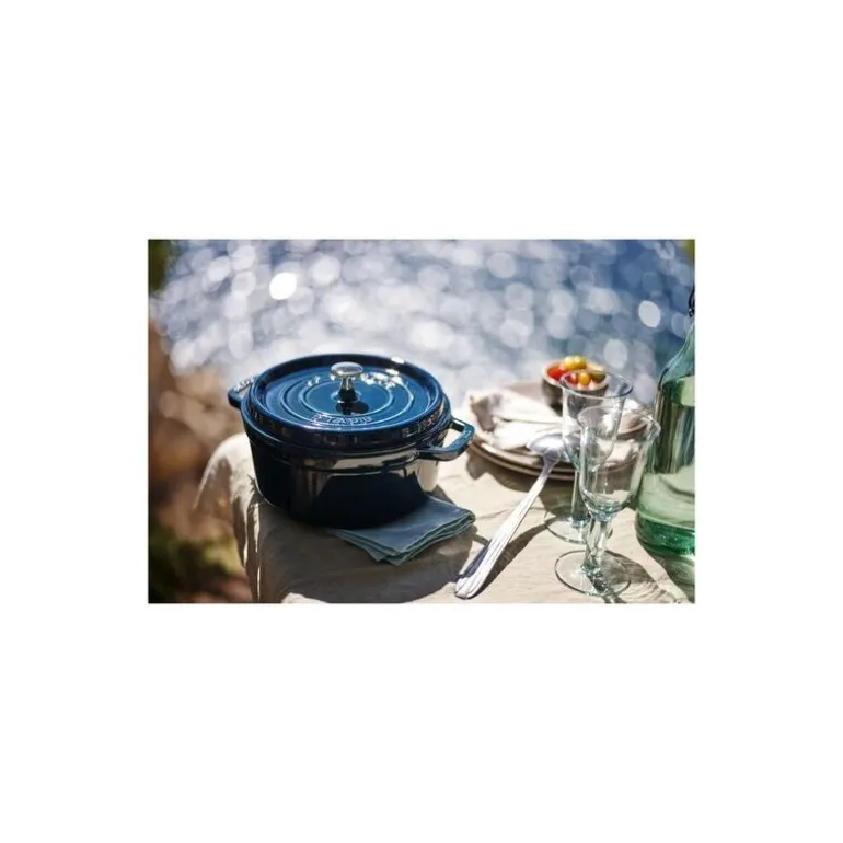 Cocotte en fonte ronde La Mer Ø 24 cm