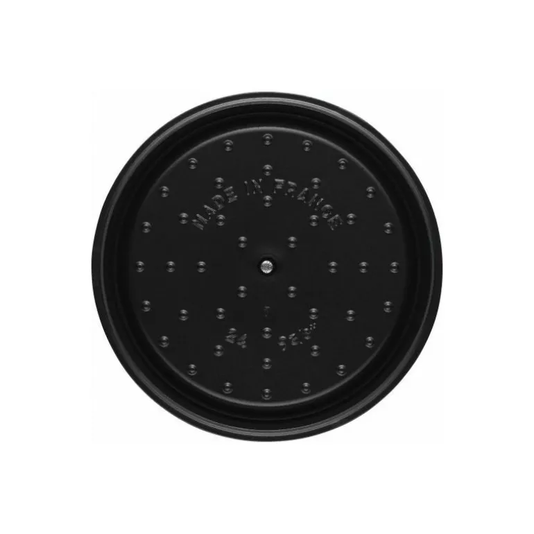 Cocotte en fonte ronde noire ø 26 cm