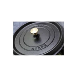 Cocotte en fonte ronde noire ø 24 cm