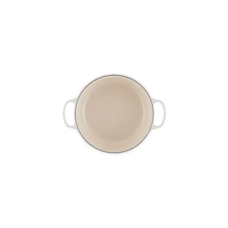 Cocotte en fonte ronde Signature meringue 28 cm