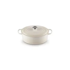 Cocotte en fonte ronde Signature meringue 31 cm
