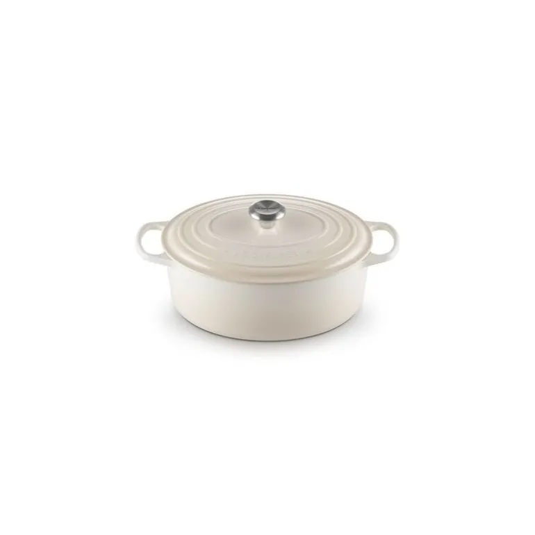 Cocotte en fonte ronde Signature meringue 31 cm