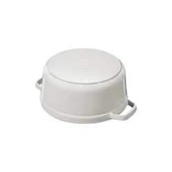 Cocotte en fonte ronde truffe blanche Ø 20 cm