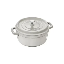 Cocotte en fonte ronde truffe blanche Ø 26 cm