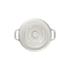 Cocotte en fonte ronde truffe blanche Ø 26 cm