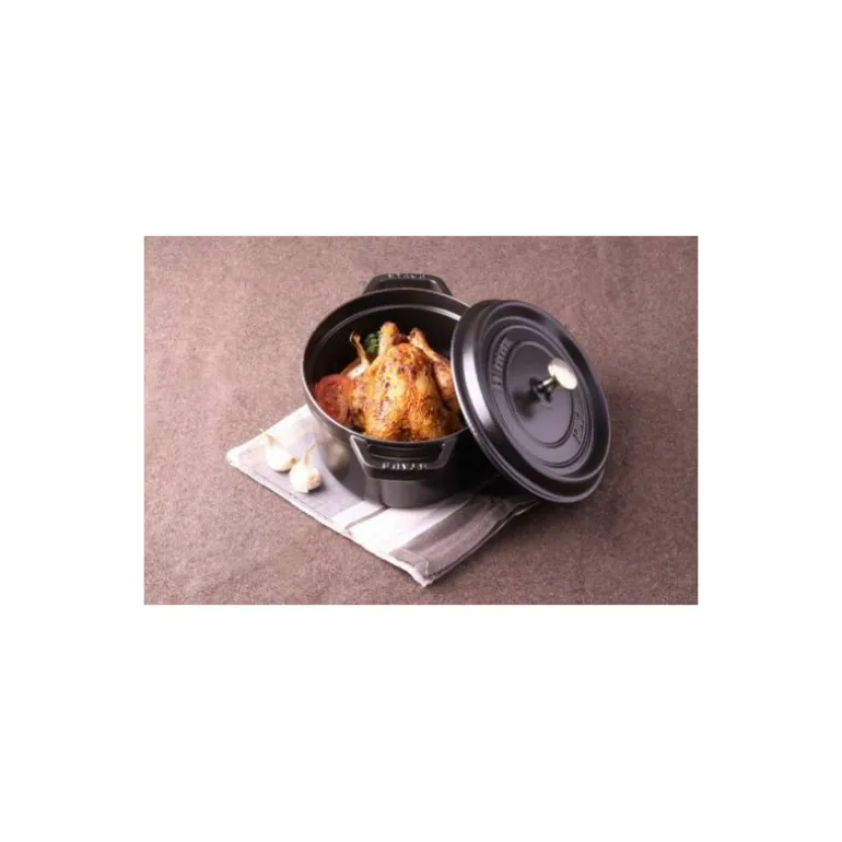 Cocotte fonte ø 20 cm noire