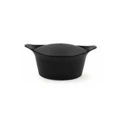 Cocotte fonte d'aluminium noir graphite Ø 24 cm