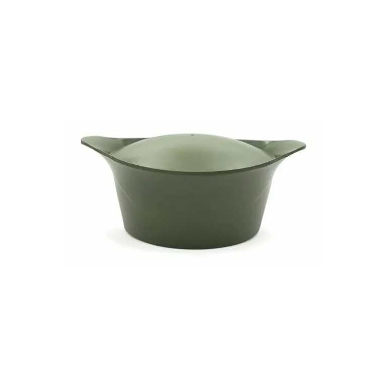 Cocotte fonte d'aluminium vert fougère Ø 24 cm