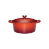 Cocotte fonte signature ovale cerise ø 35 cm