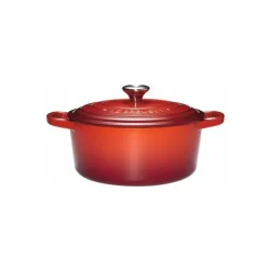 Cocotte fonte signature ovale cerise ø 35 cm