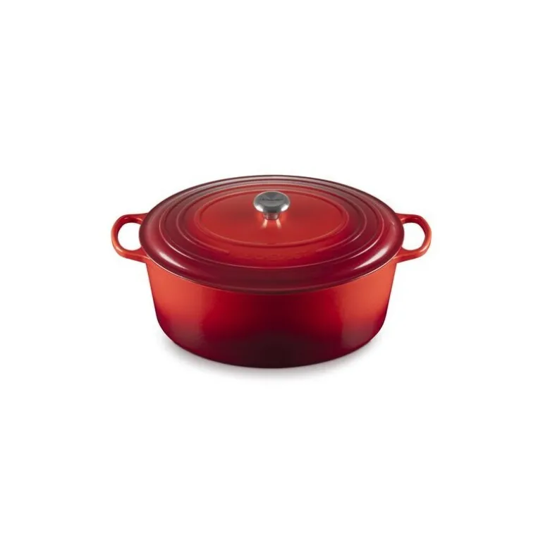 Cocotte fonte signature ovale cerise ø 40 cm