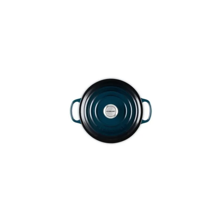 Cocotte fonte Signature ronde bleu nuit Ø 20 cm