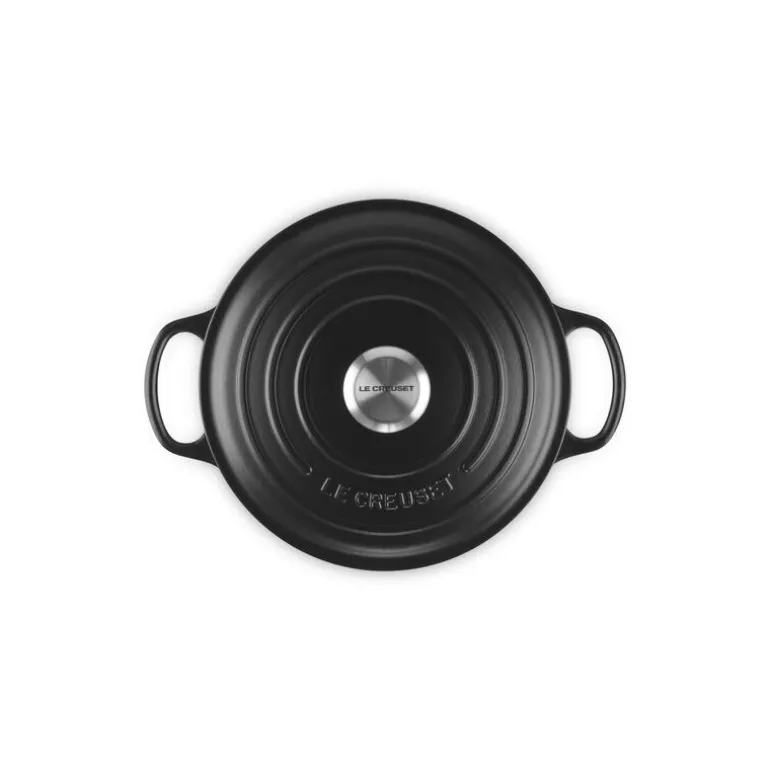 Cocotte fonte Signature ronde noire ø 28 cm